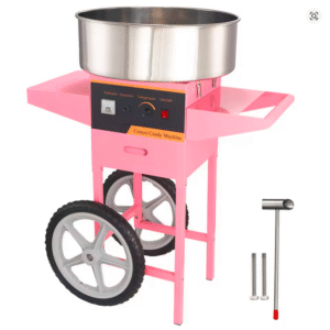 Suikerspinmachine op wagen