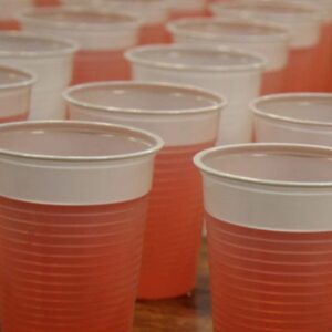 5 ltr ranja en 100 bekers