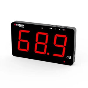 Decibelmeter & Datalogger Groot display – ±1.5 dB nauwkeurig