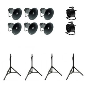 100v omroep / muziek systeem