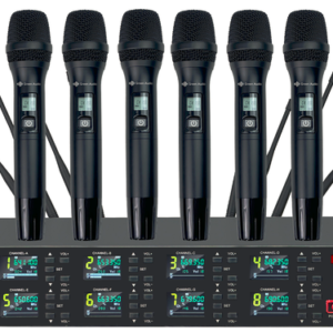 8 kanaals microfoon systeem (8 handhelds) Budget