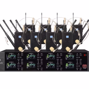 8 kanaals microfoon systeem (8 headsets) Budget