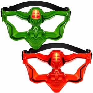 Light Battle Active VIP-maskers - Oranje/Groen (voor VIP spel)