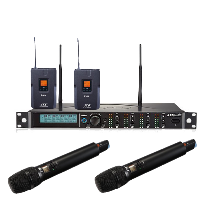 JTS R-4 2x handheld 2x headset (PRO) 506 - 542 MHz - Afbeelding 1